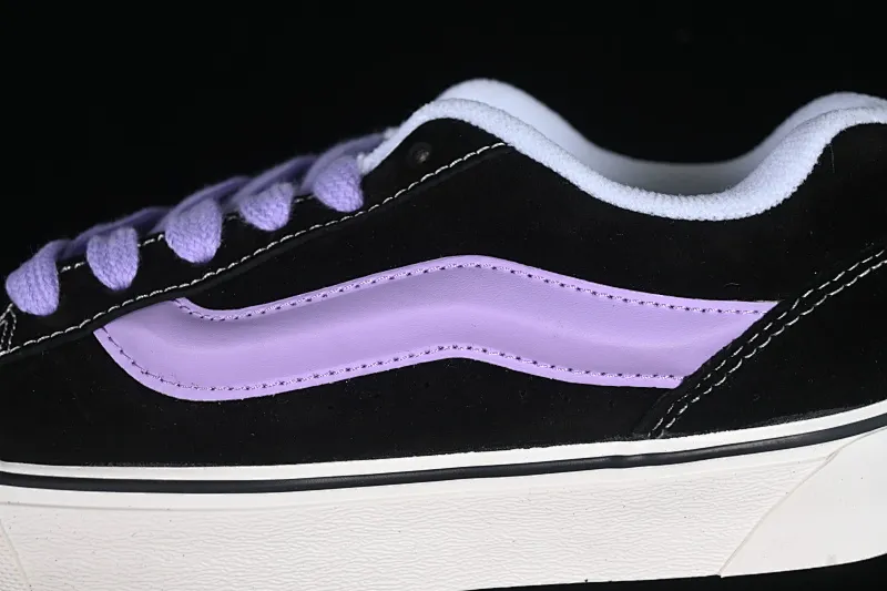 All categories Vans Vans series Vans Low Vans Knu Skool Purple Portuguese love bread shoes Comfortable and fashionable non-slip wear-resistant low-top casual sneakers VN0009QC6BT1